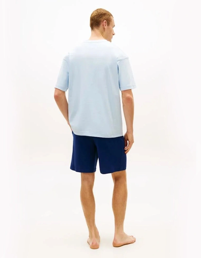 Tommy Hilfiger SS LOGO TEE Mens T-Shirt Breezy Blue