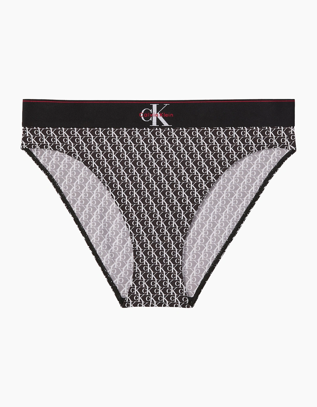 Calvin Klein HIGH WAIST BIKINI Womens High-Waist Briefs Black
