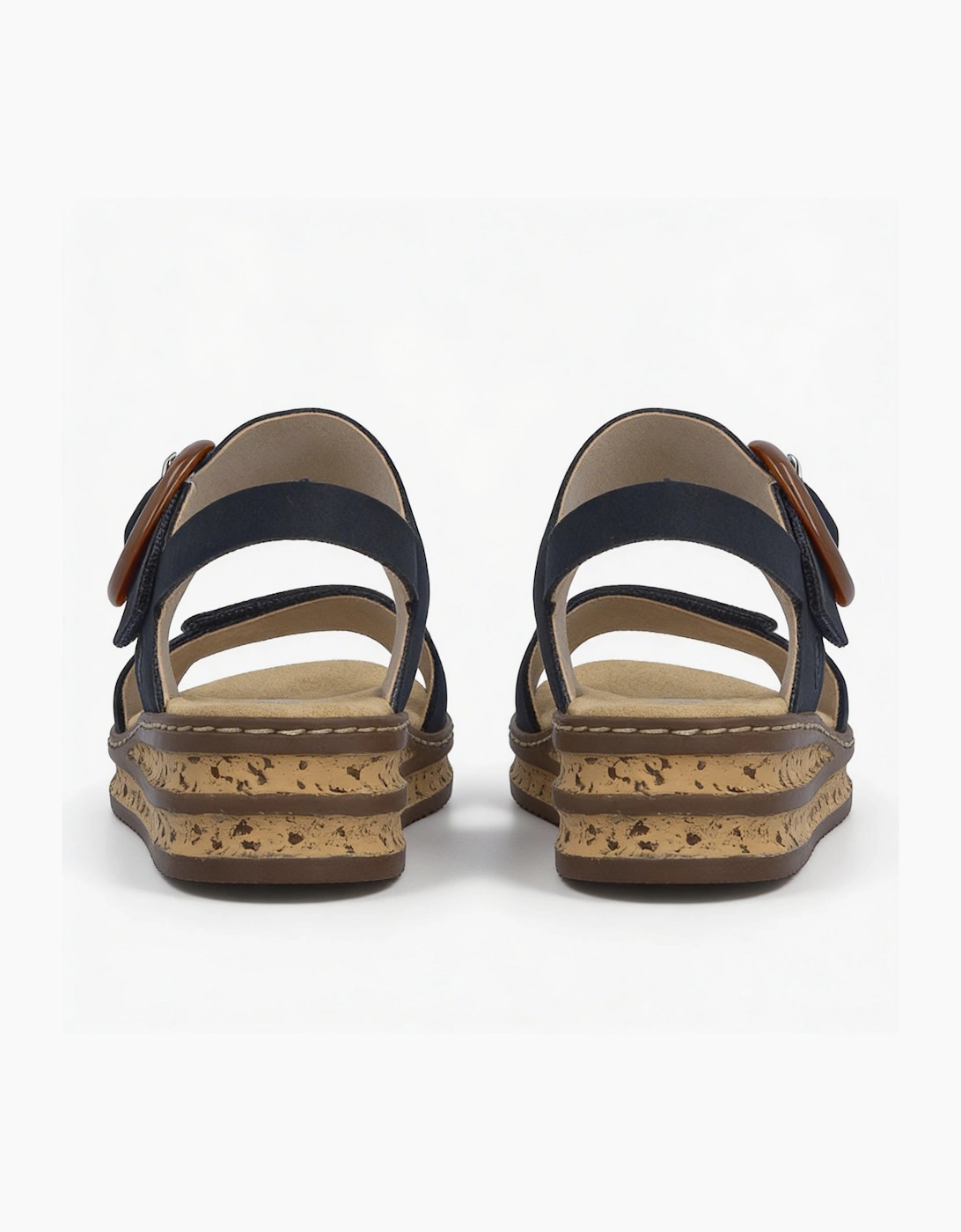 62950-14 Womens Ankle Strap Sandals Blue