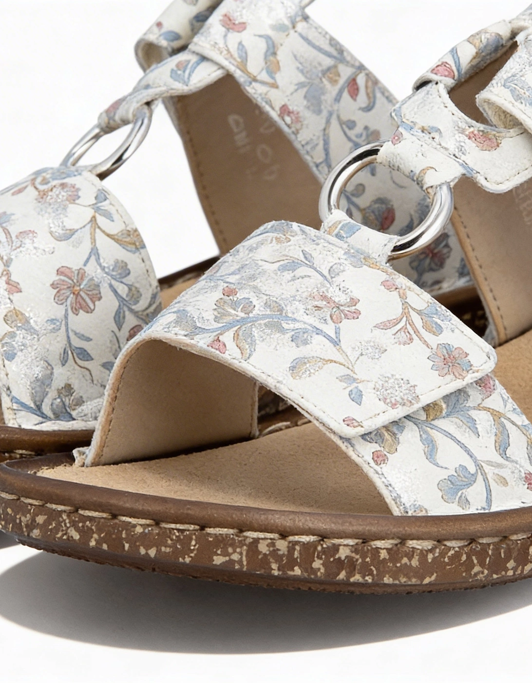 628P9-91  Womens Ankle Strap Sandals Multi