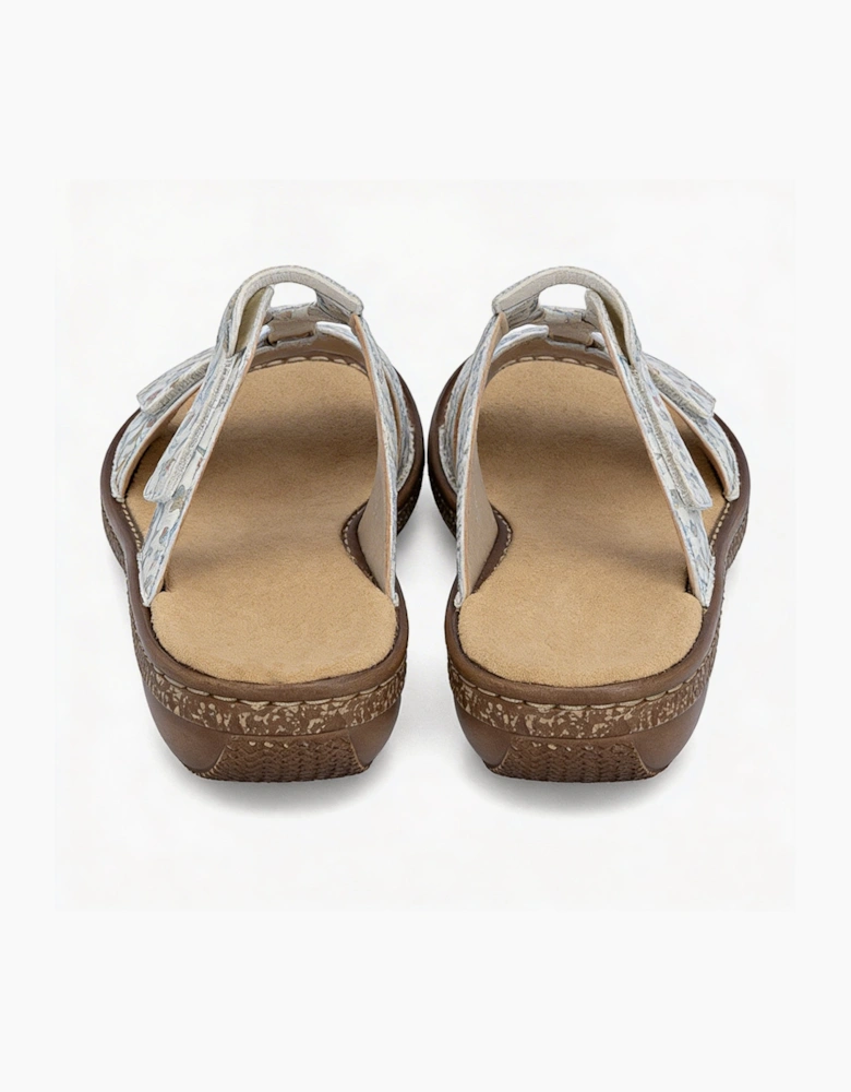 628P9-91  Womens Ankle Strap Sandals Multi