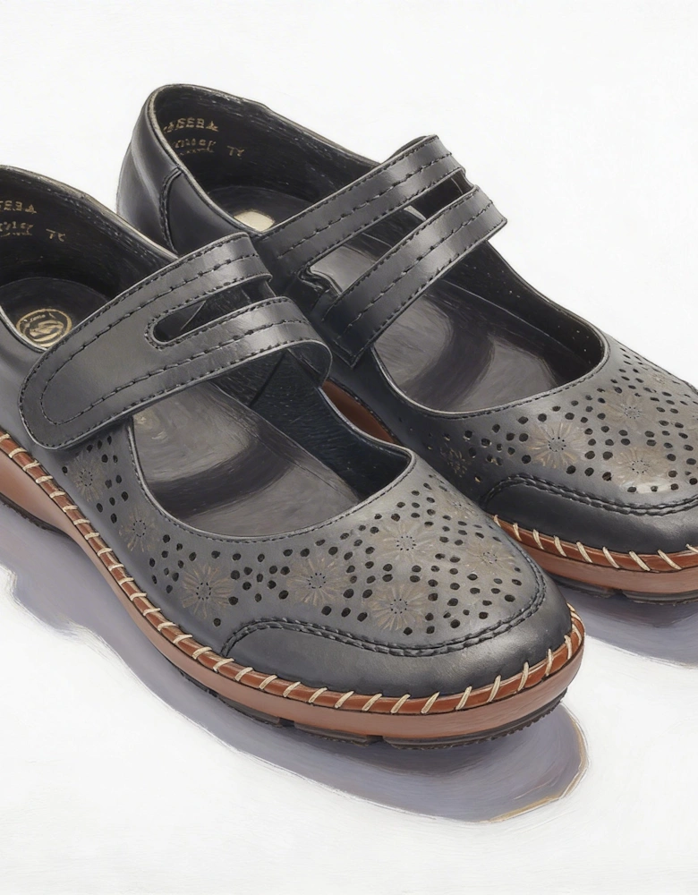 44875-00 Womens Mary Jane Shoes Black