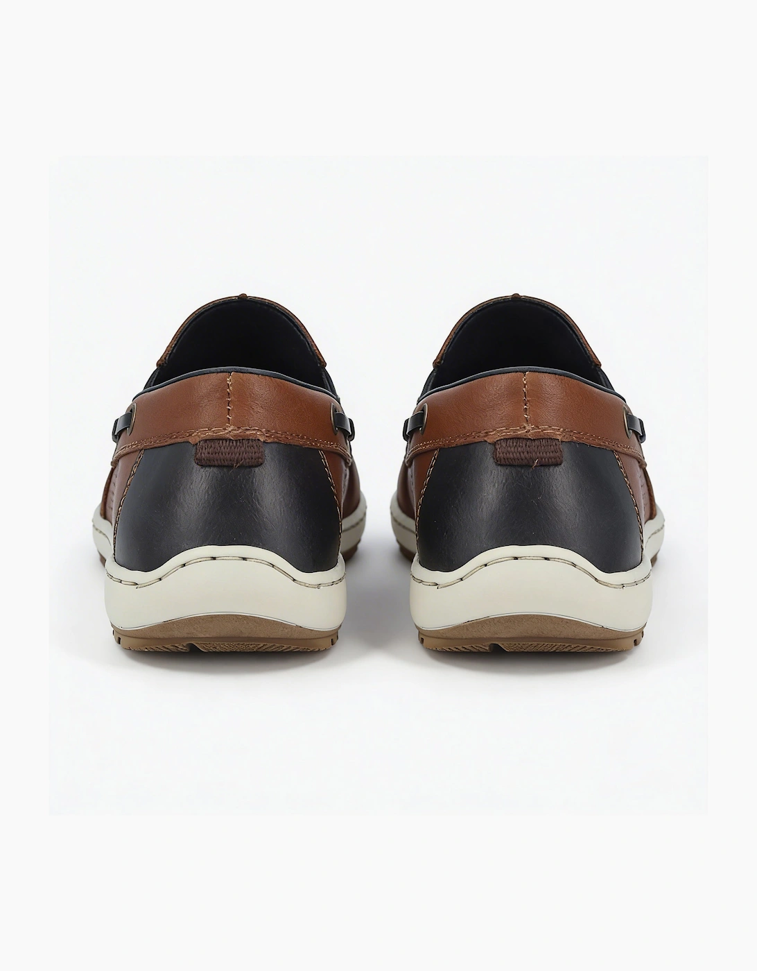 08867-25 Mens Loafer Shoes Brown