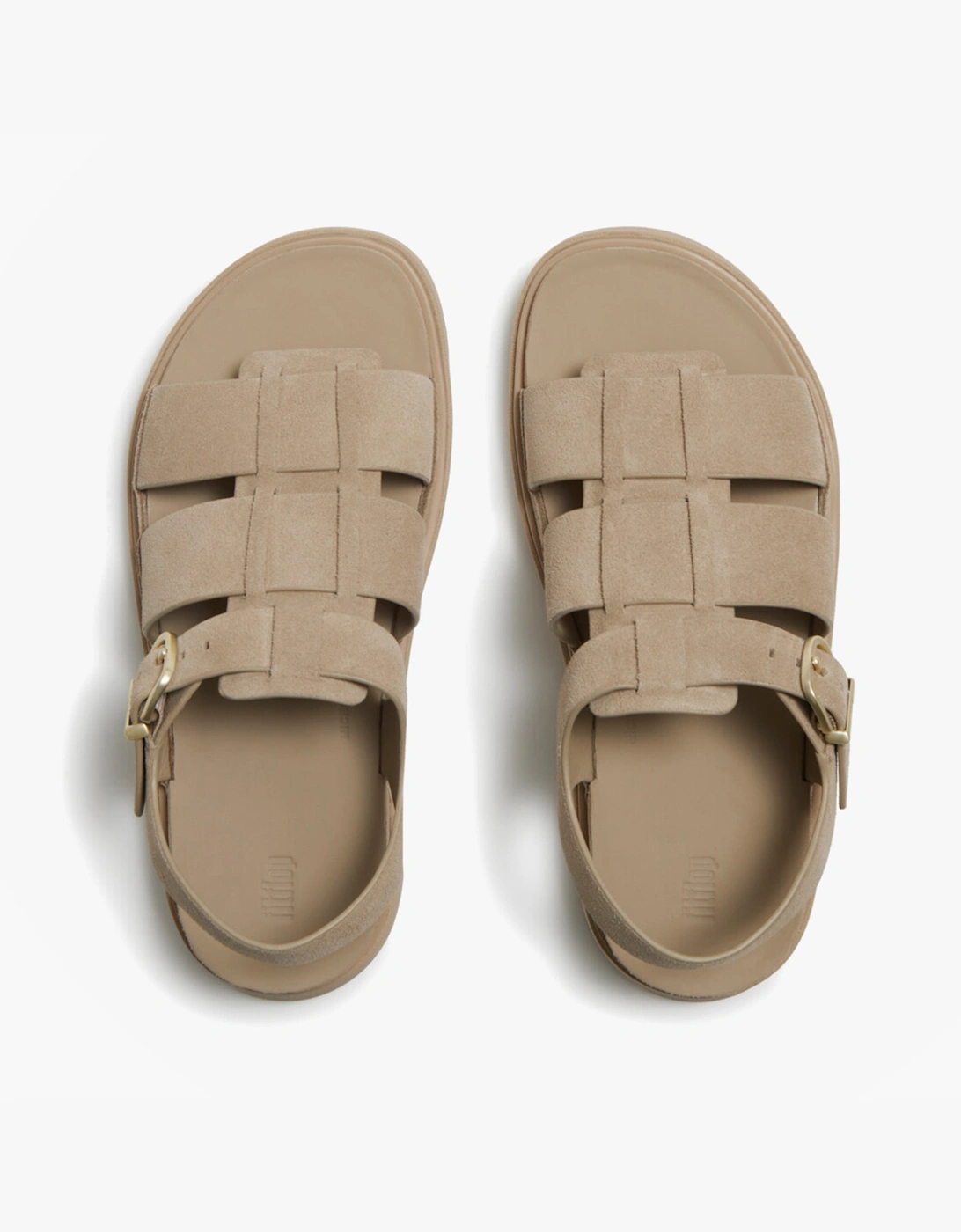 GEN-FF Womens Ankle Strap Sandals Cappuccino