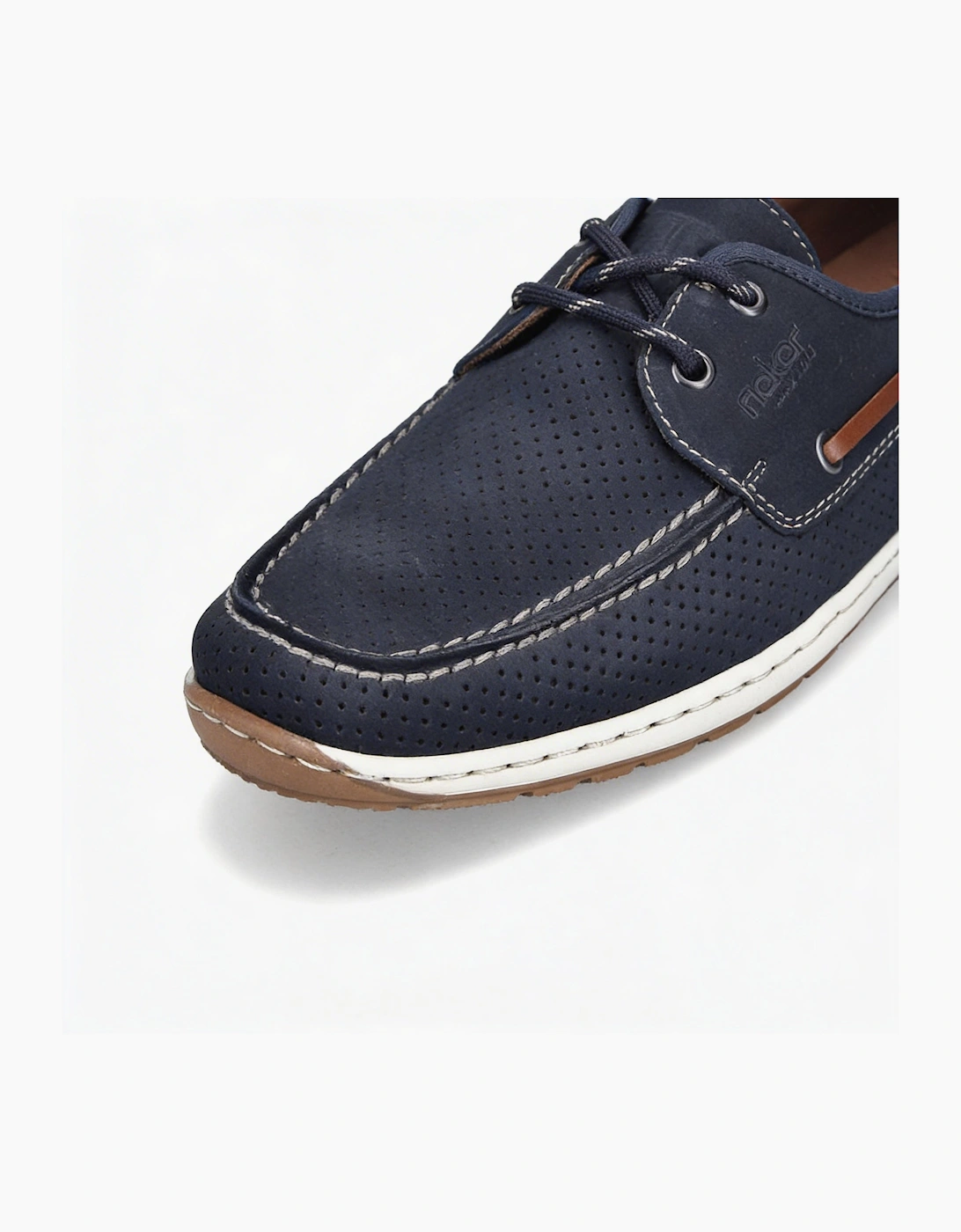 08816-14 Mens Loafer Shoes Blue