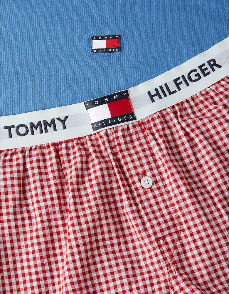 Tommy Hilfiger SS WOVEN SHORT PRINT Mens Pyjama Set Multicoloured