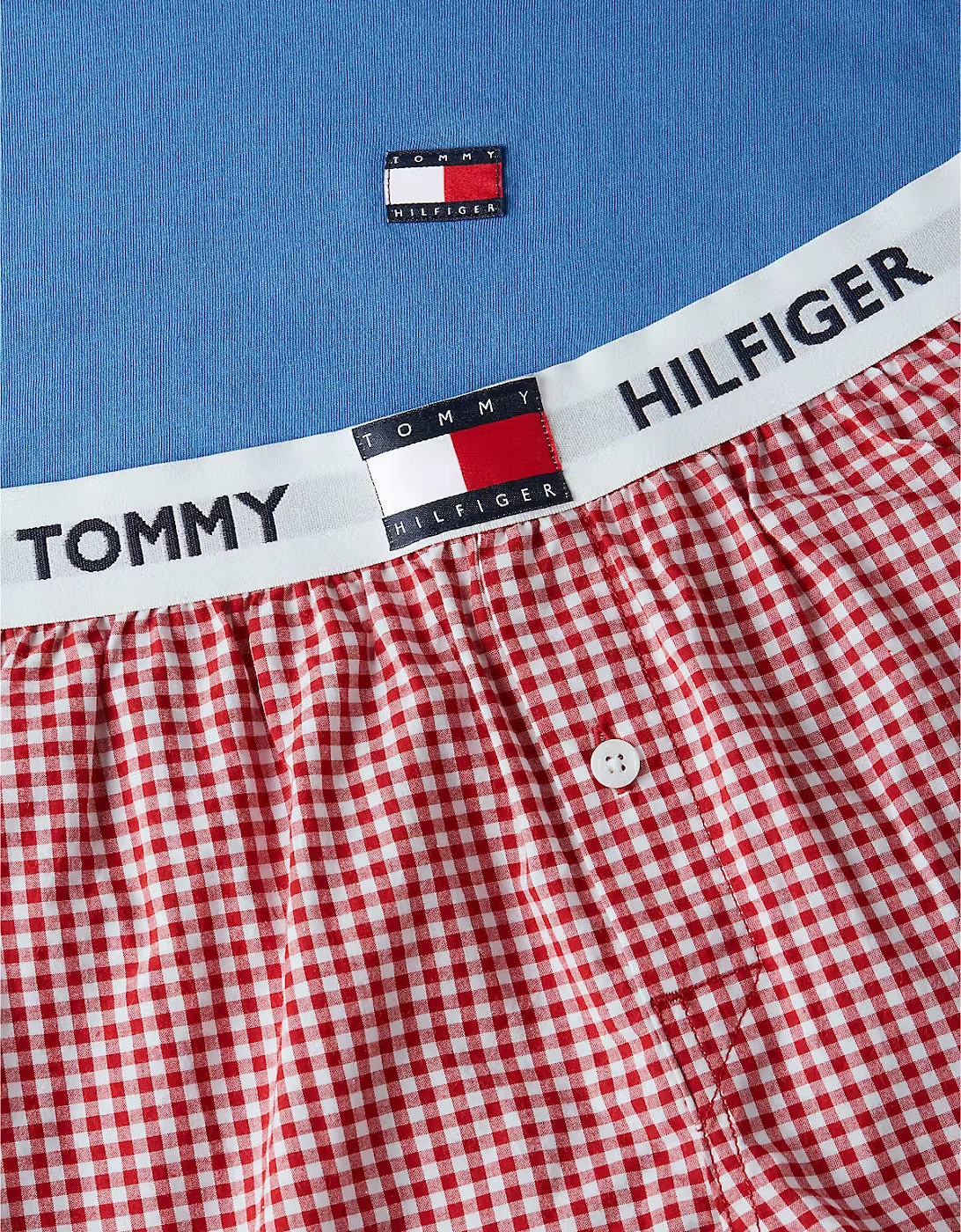 Tommy Hilfiger SS WOVEN SHORT PRINT Mens Pyjama Set Multicoloured