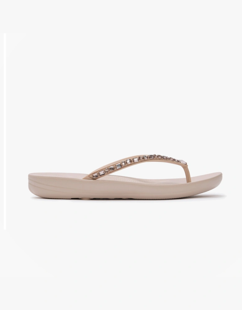 IQUSHION MULTI Womens Toe-Post Sandals All Nude Rose