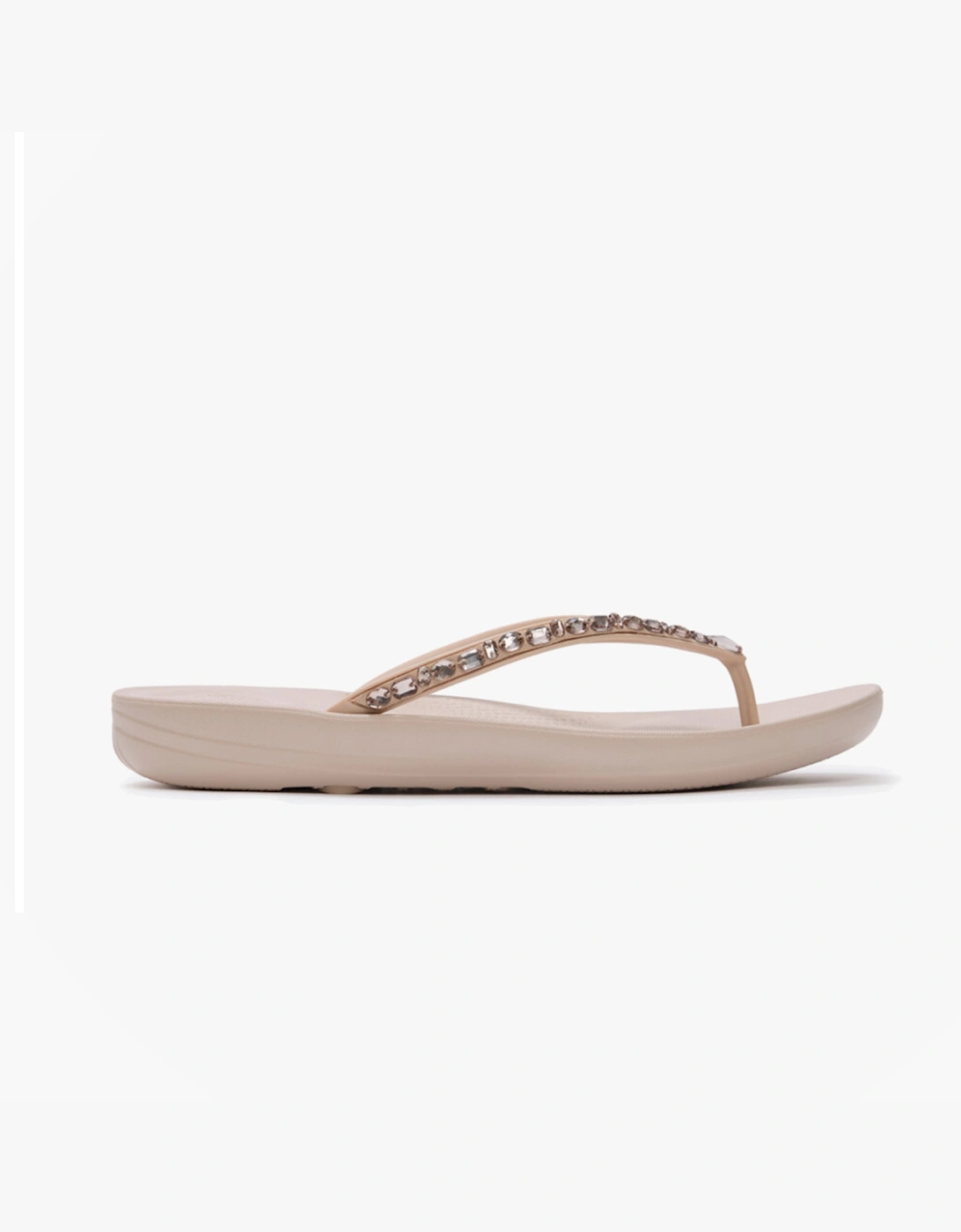 IQUSHION MULTI Womens Toe-Post Sandals All Nude Rose, 6 of 5