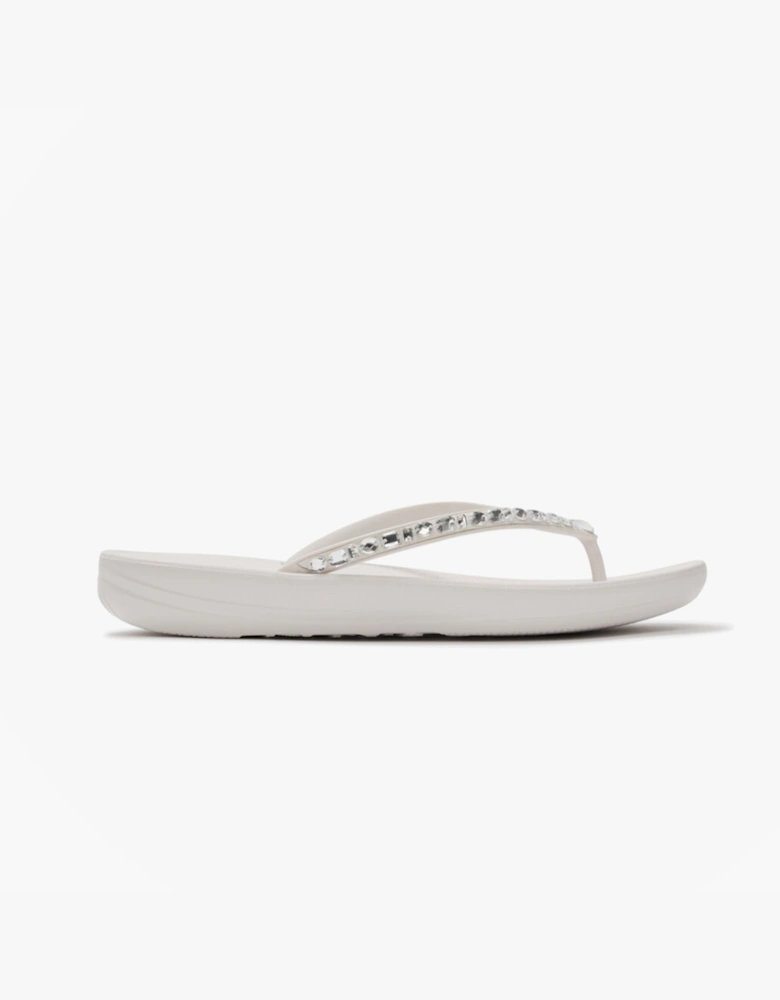 IQUSHION MULTI Womens Toe-Post Sandals Urban White