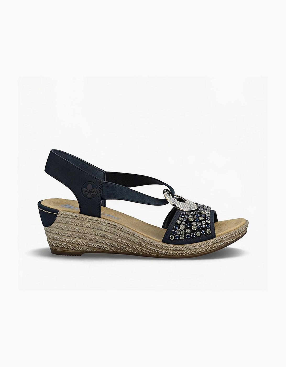 Rieker 62451-14 Womens Slingback Sandals Blue