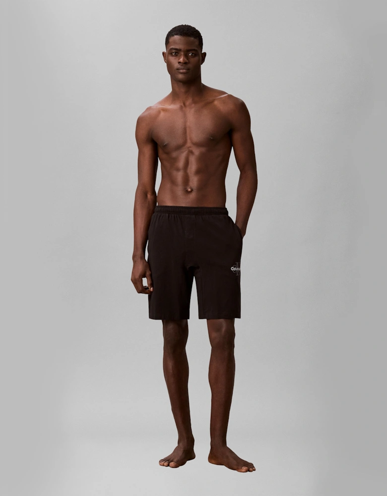 Calvin Klein MONOGRAM SLEEP SHORT Mens Shorts Black