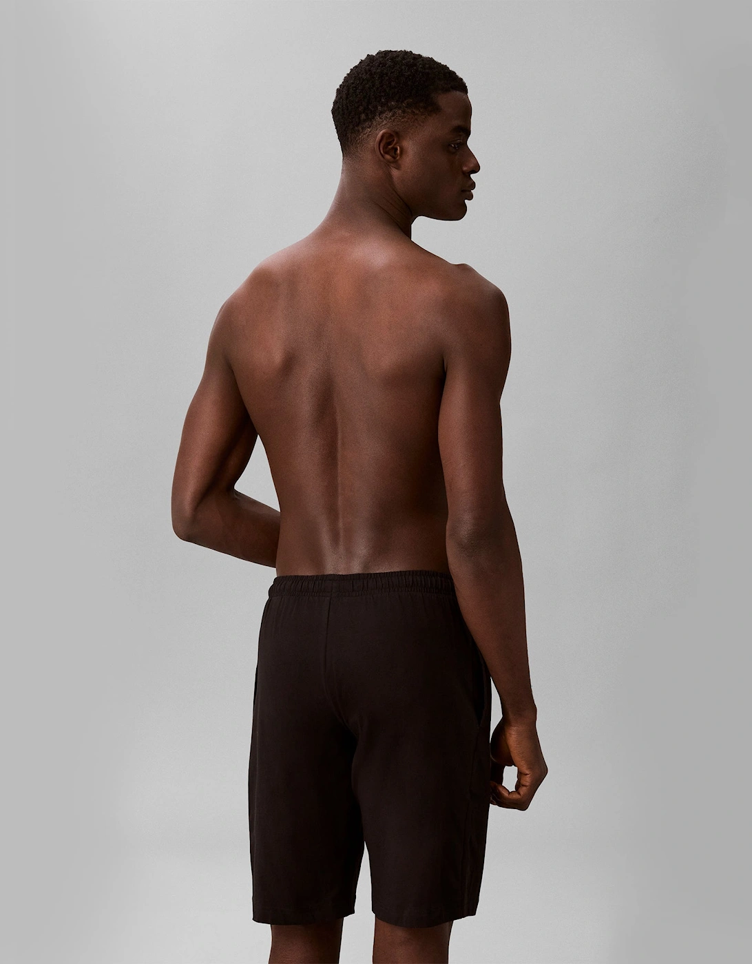 Calvin Klein MONOGRAM SLEEP SHORT Mens Shorts Black