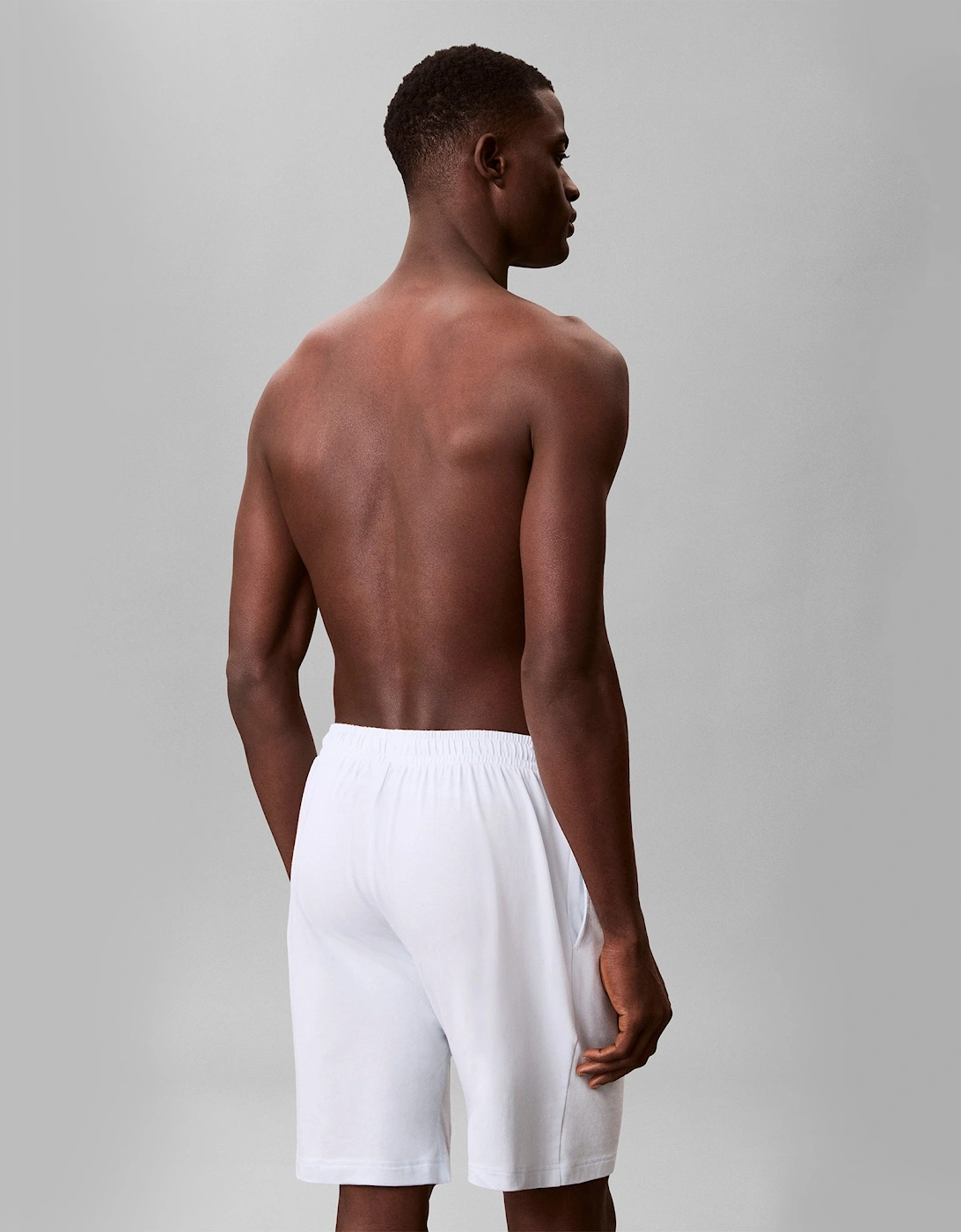 Calvin Klein MONOGRAM SLEEP SHORT Mens Shorts Ballad Blue