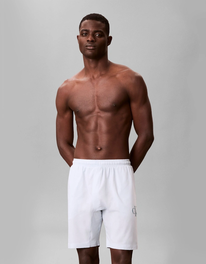 Calvin Klein MONOGRAM SLEEP SHORT Mens Shorts Ballad Blue