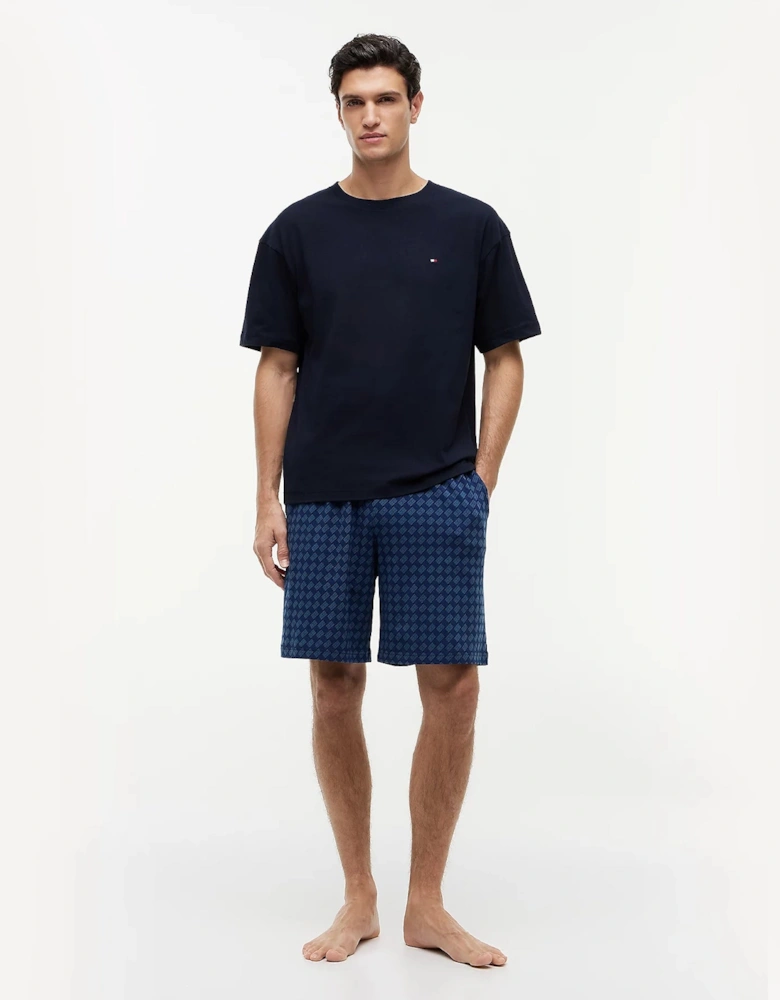 Tommy Hilfiger SS JERSEY Mens Pyjama Set Multicoloured
