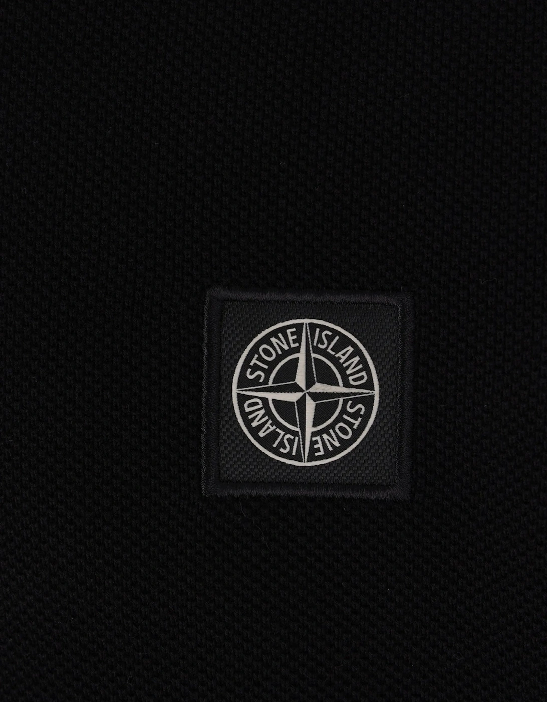 S00B5 Knitted Polo Black