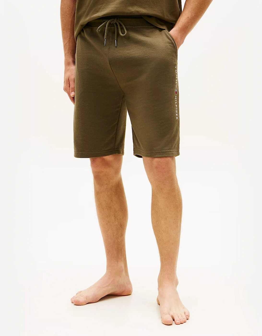 Tommy Hilfiger TRACK SHORT Mens Shorts Army Green