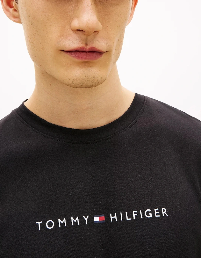 Tommy Hilfiger SS LOGO TEE Mens T-Shirt Black