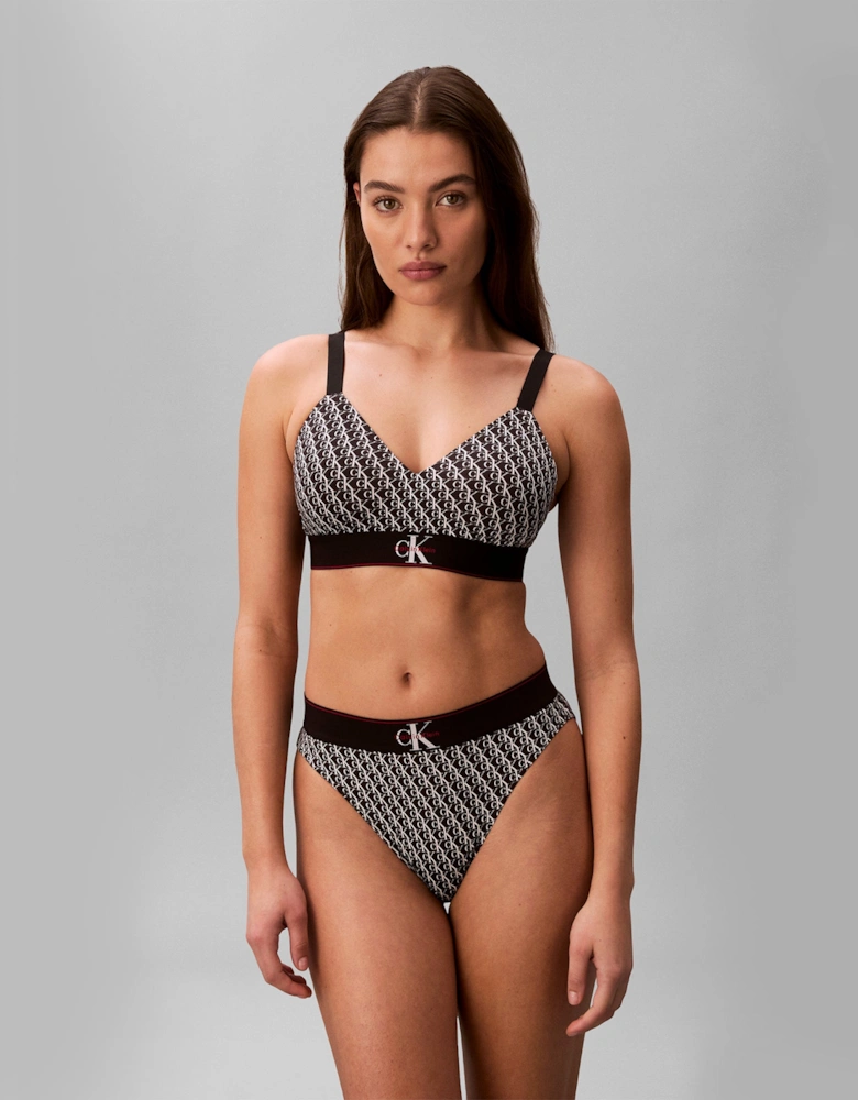 Calvin Klein LIGHTLY LINED BRALETTE Womens Bralette Black