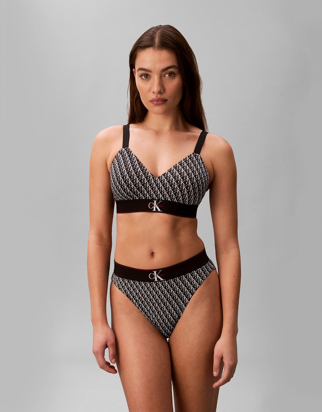 Calvin Klein LIGHTLY LINED BRALETTE Womens Bralette Black
