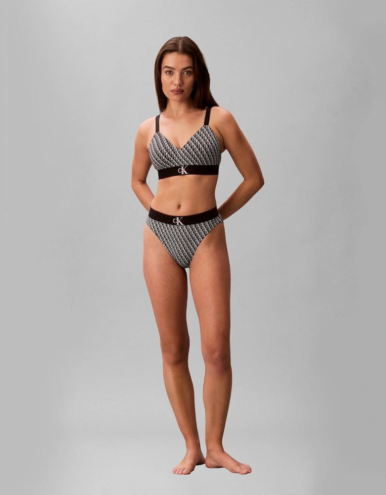 Calvin Klein LIGHTLY LINED BRALETTE Womens Bralette Black