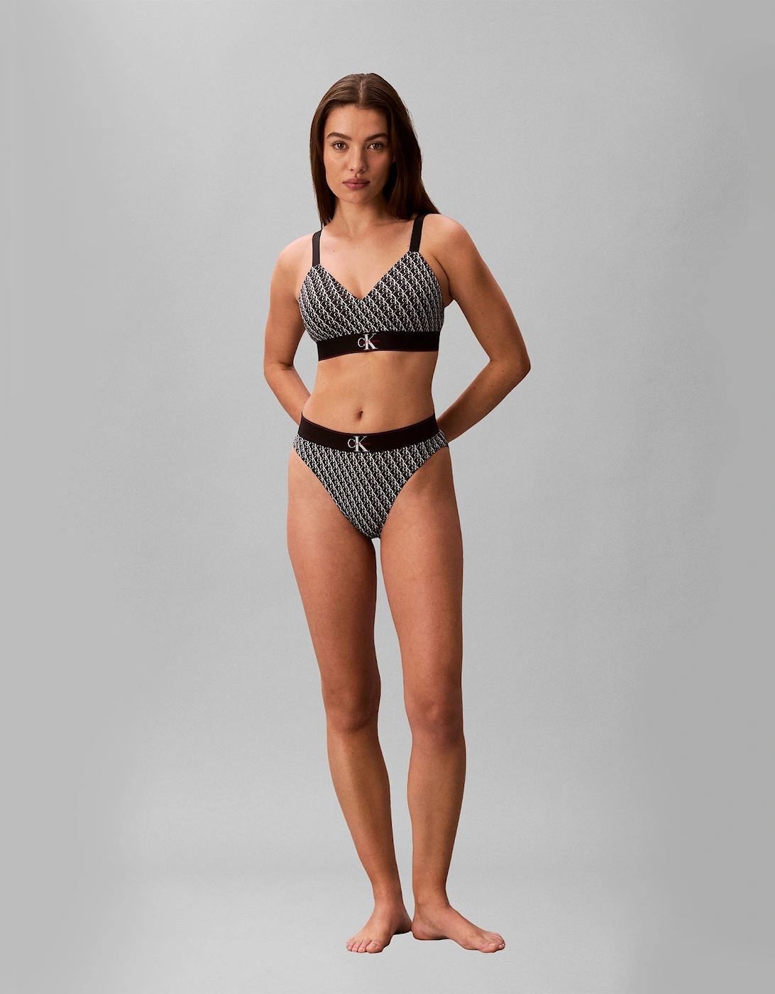 Calvin Klein LIGHTLY LINED BRALETTE Womens Bralette Black