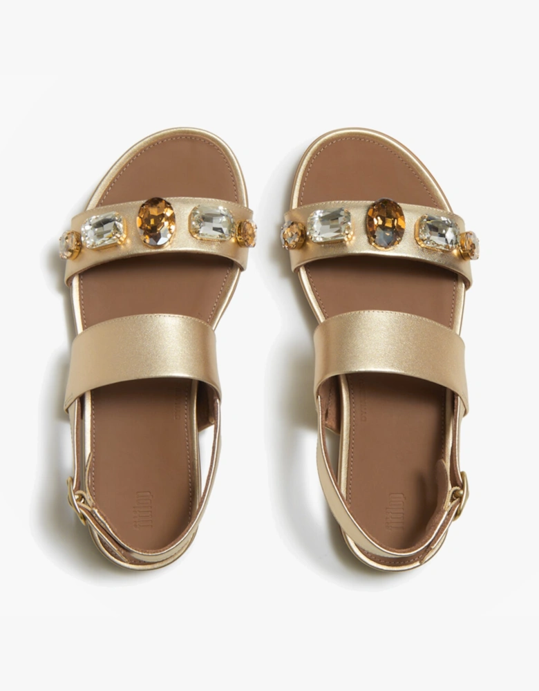 GRACIE ULTRA Womens Ankle Strap Sandals Platino