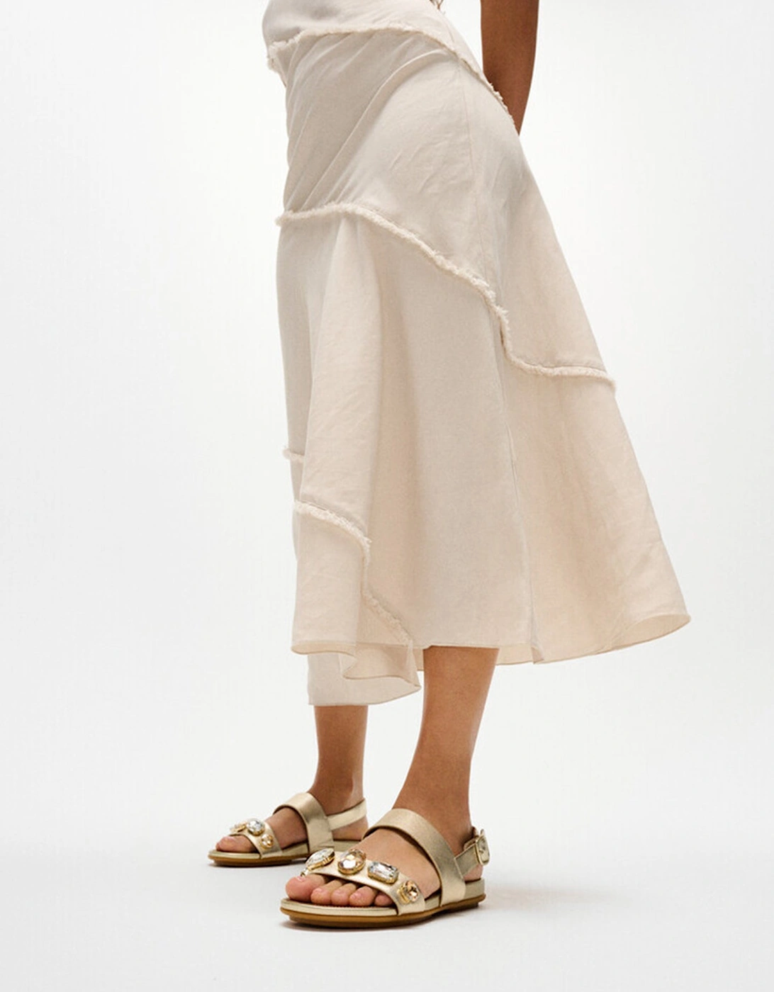 GRACIE ULTRA Womens Ankle Strap Sandals Platino