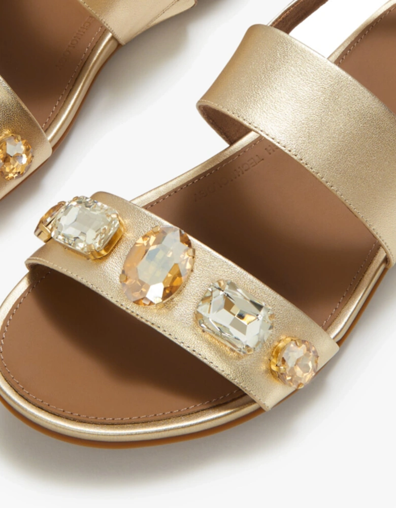 GRACIE ULTRA Womens Ankle Strap Sandals Platino