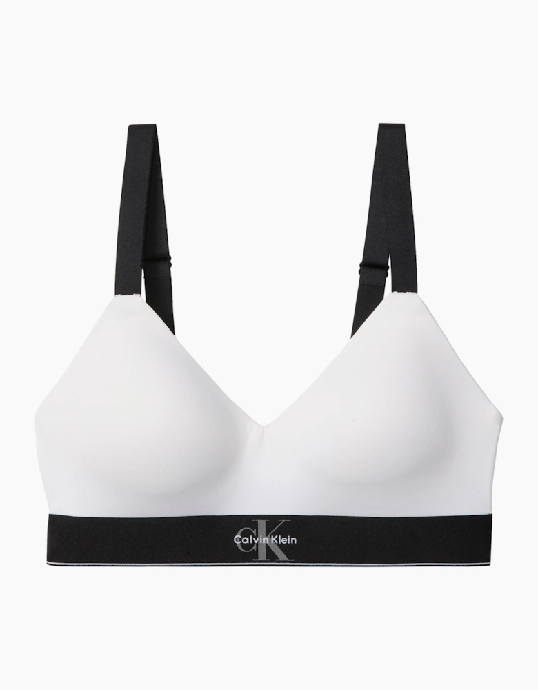 Calvin Klein LIGHTLY LINED BRALETTE Womens Bralette White
