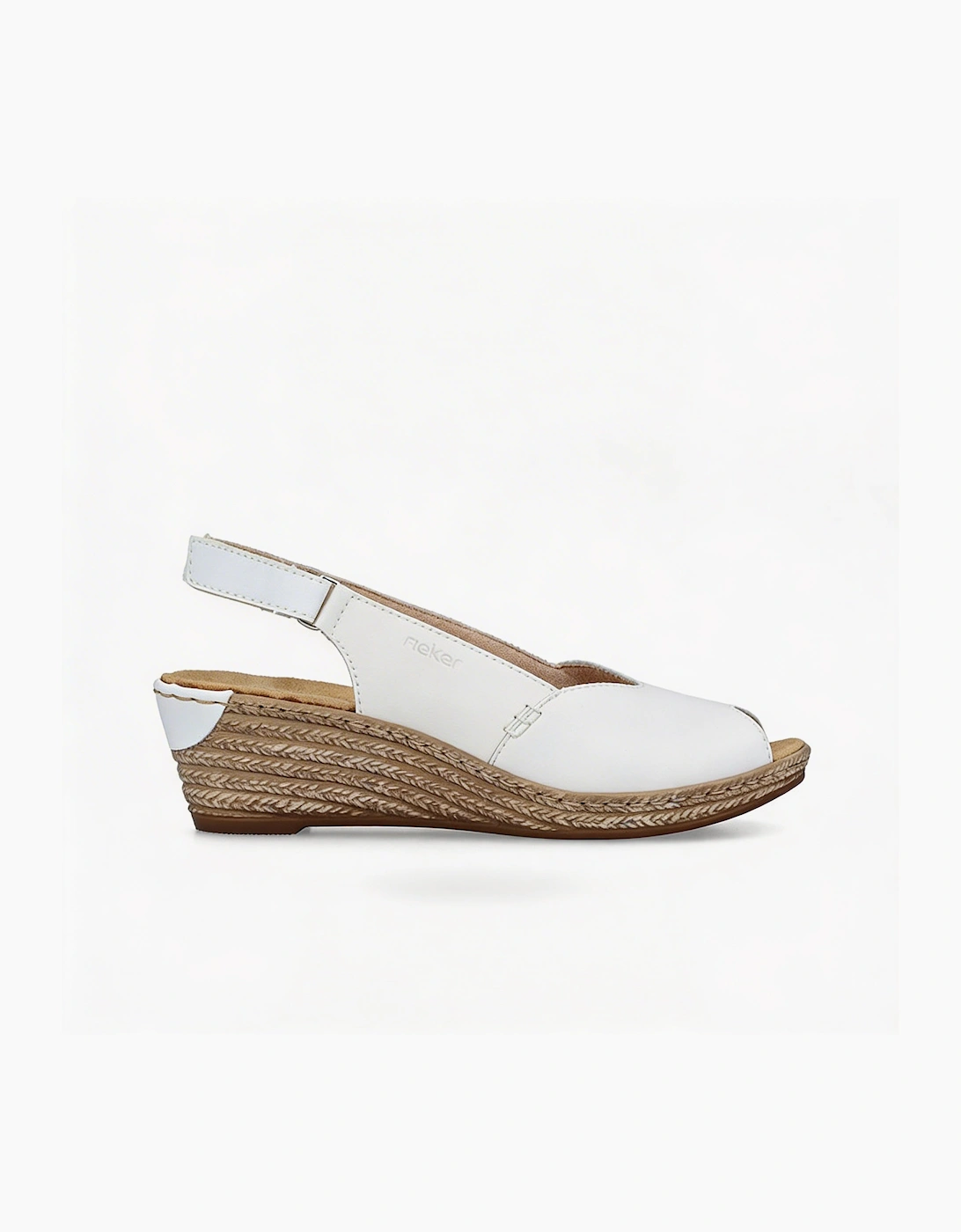 Rieker Women's Rieker 62462-80 Womens Slingback Sandals White