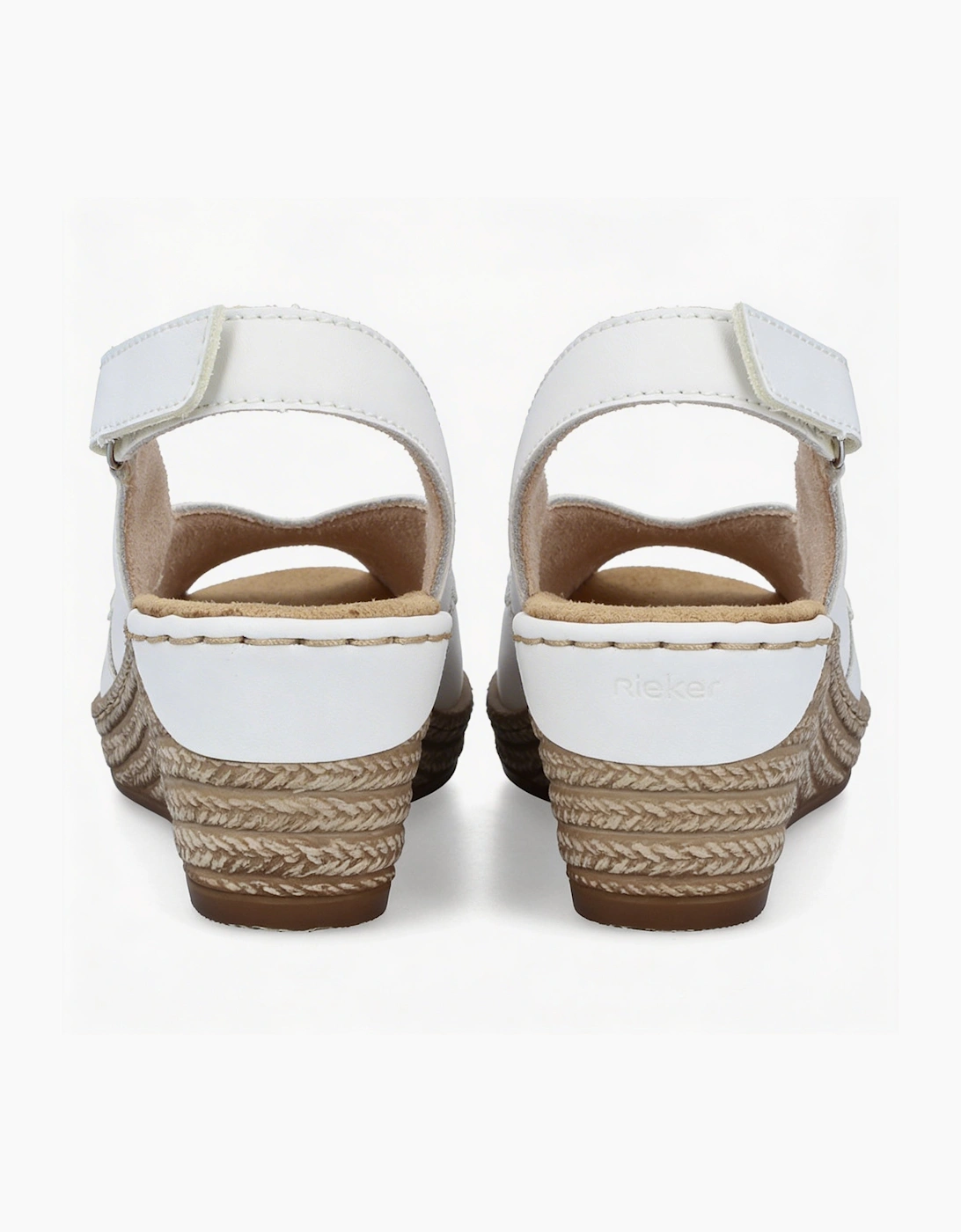 62462-80 Womens Slingback Sandals White