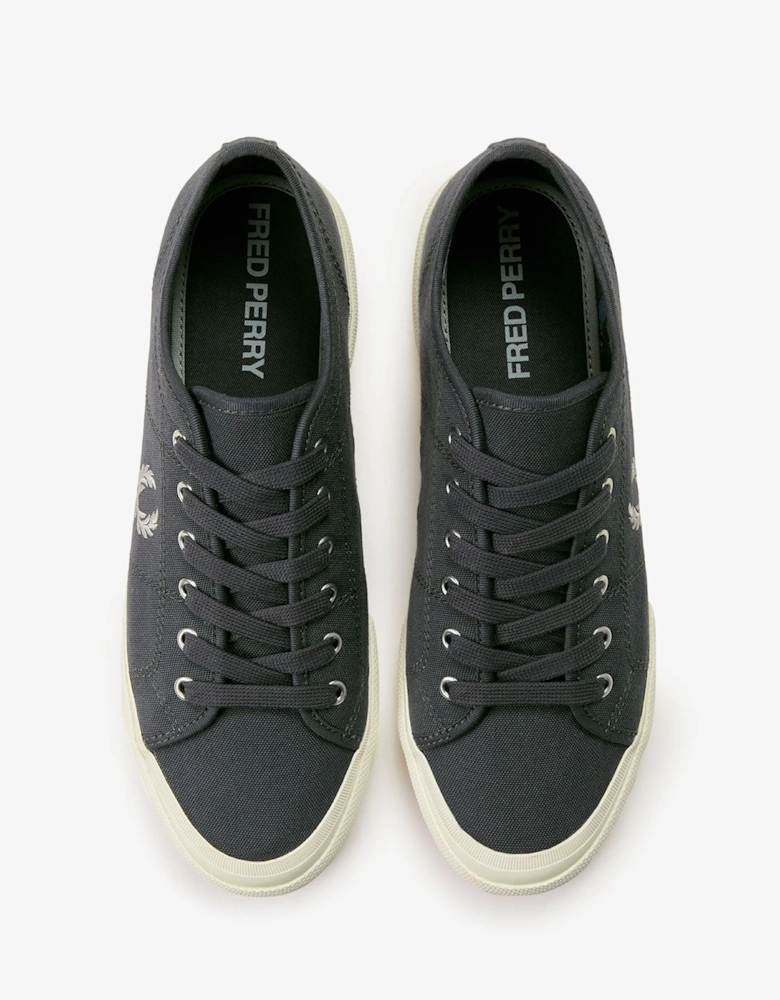 B708 Vintage Tennis Canvas Men's Anchor Grey Trainers