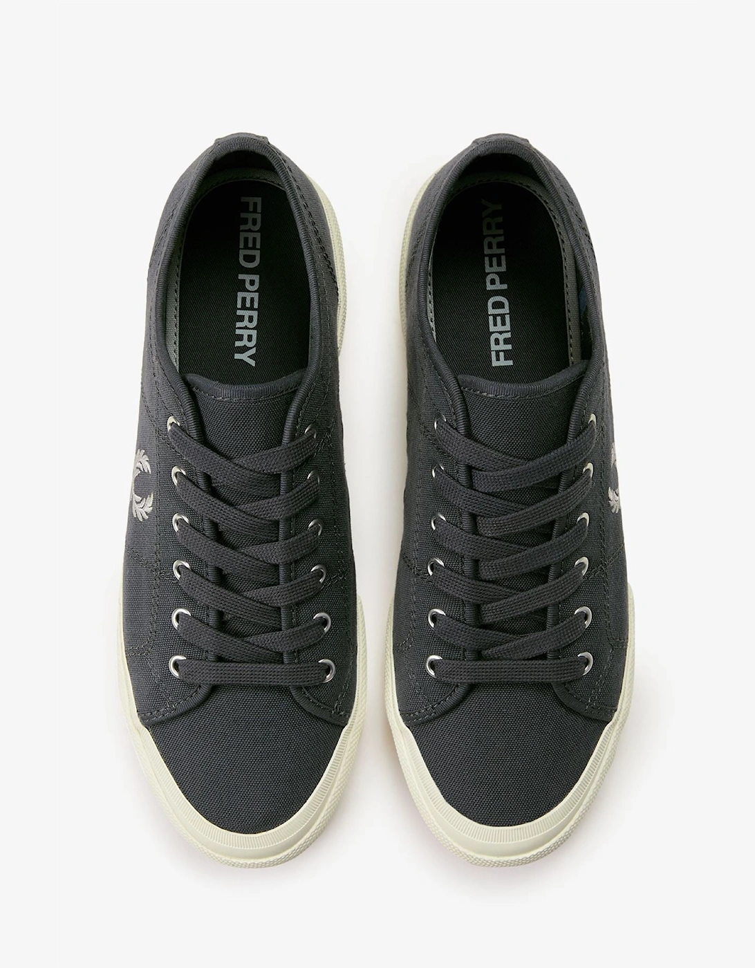 B708 Vintage Tennis Canvas Men's Anchor Grey Trainers