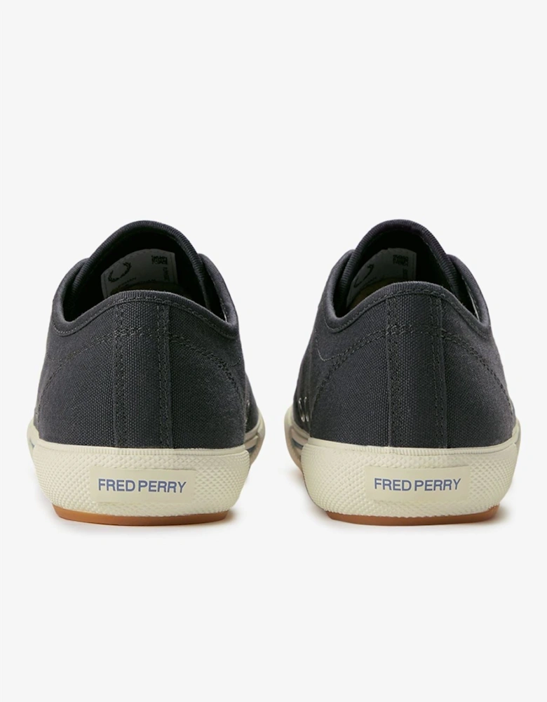 B708 Vintage Tennis Canvas Men's Anchor Grey Trainers