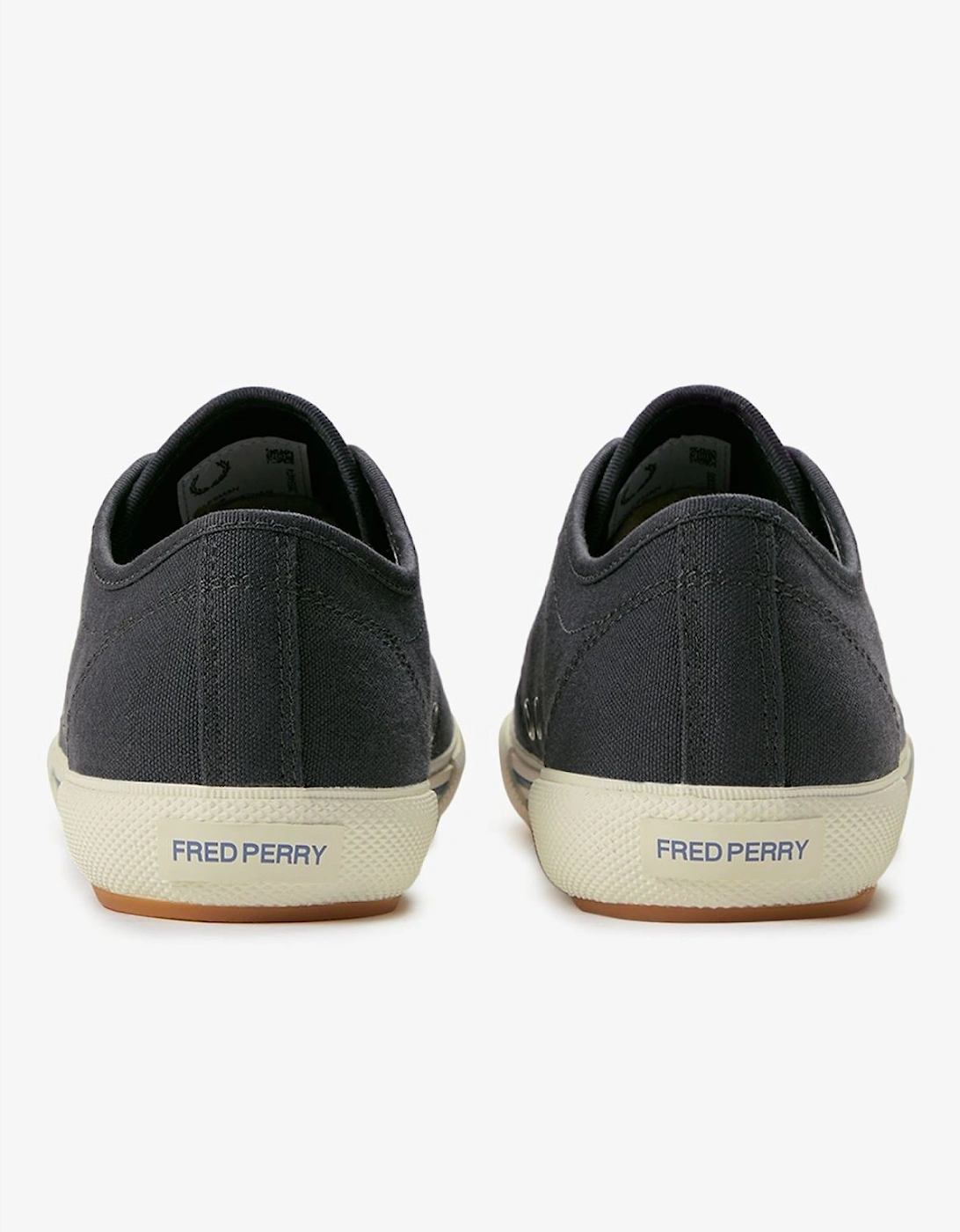 B708 Vintage Tennis Canvas Men's Anchor Grey Trainers