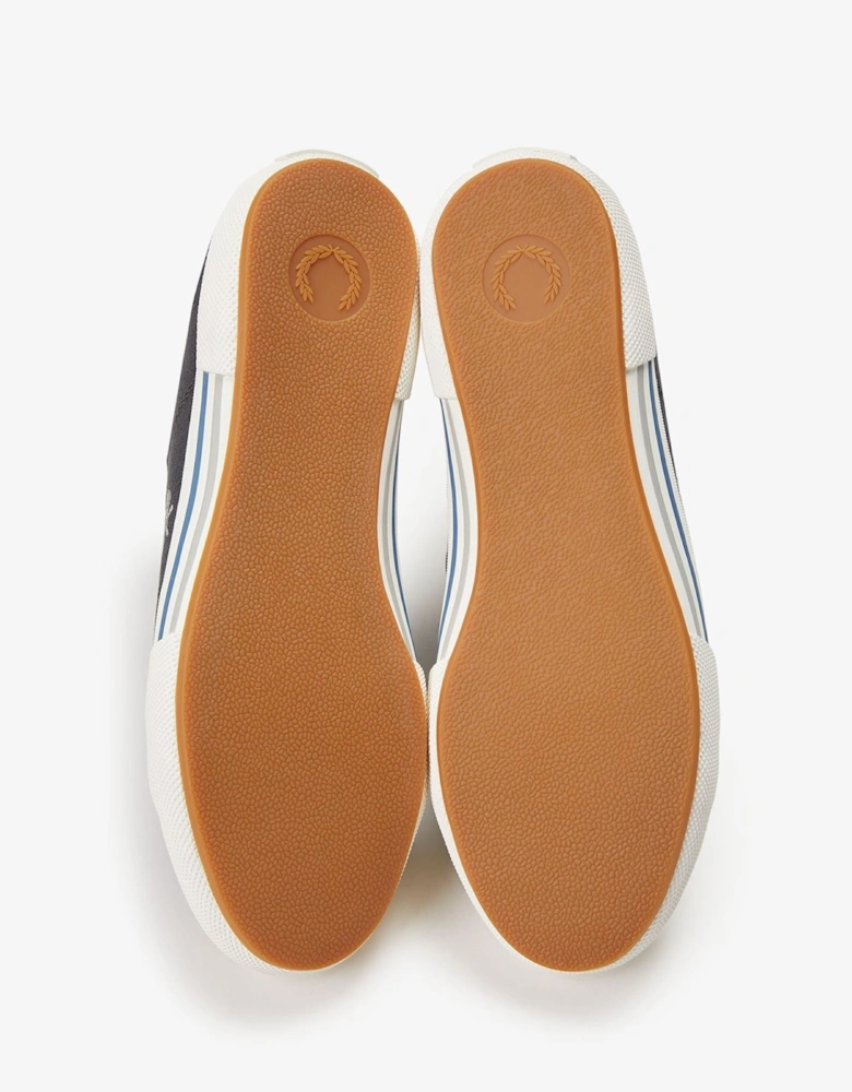 B708 Vintage Tennis Canvas Men's Anchor Grey Trainers