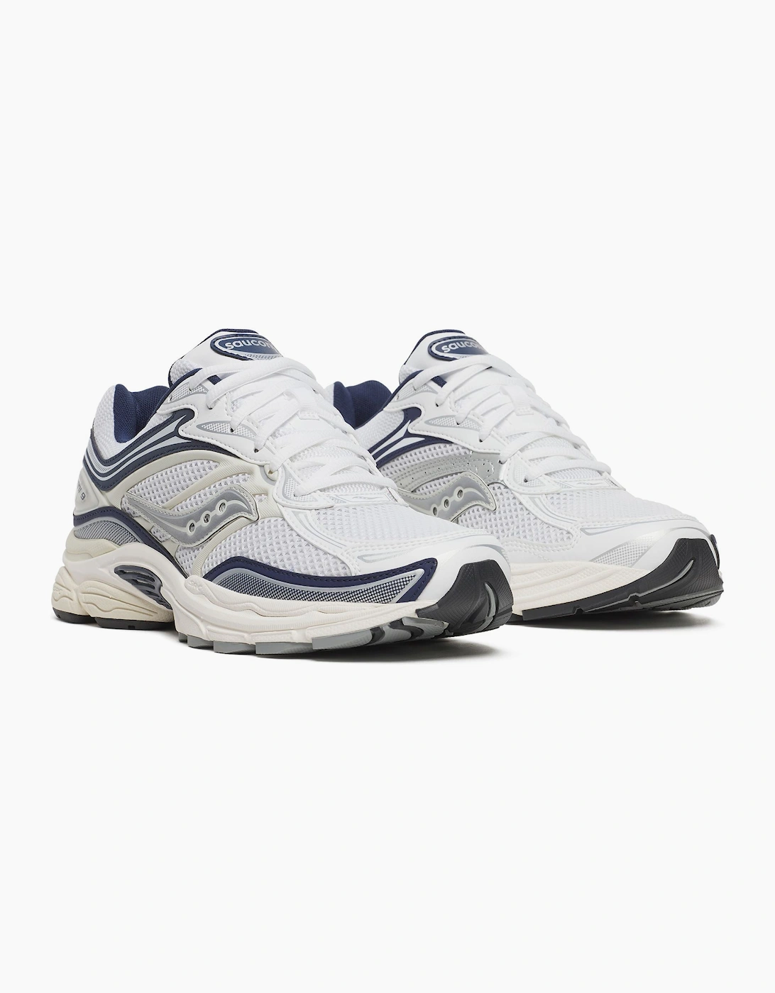ProGrid Omni 9 White/Navy Trainers, 7 of 6