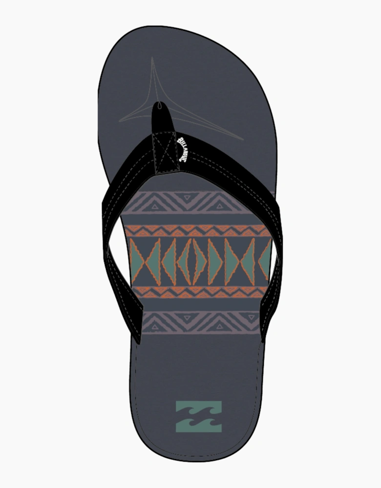 Billabong Kids All Day Theme Flip Flops
