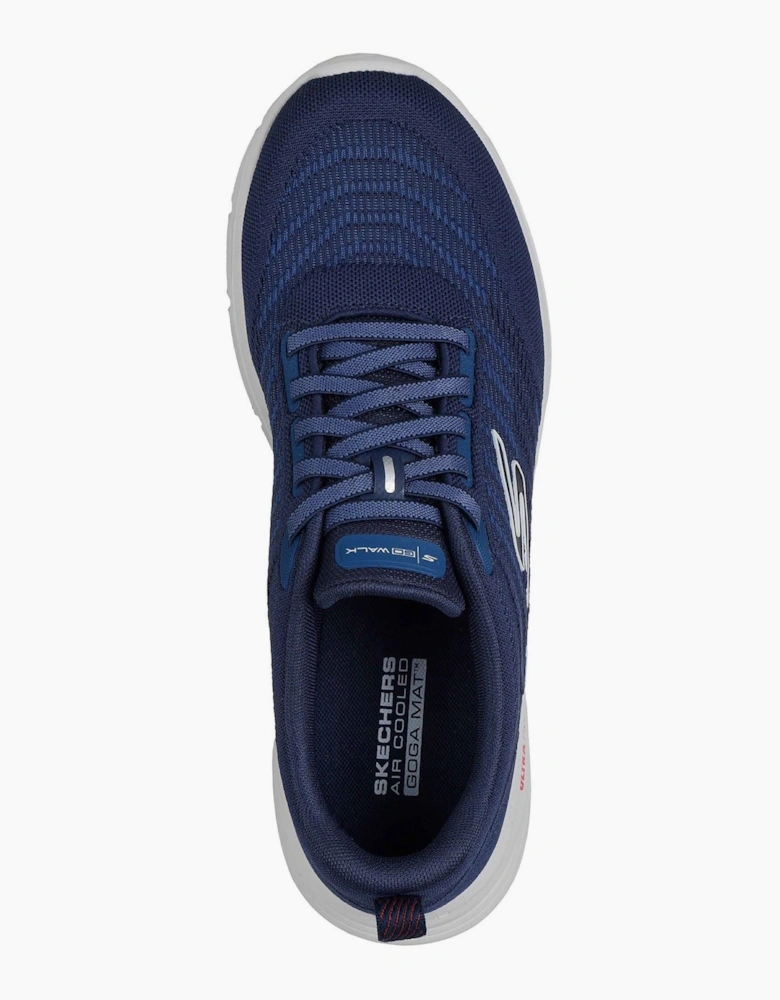 8 Day Textile Men's Navy/Red Standard Trainers