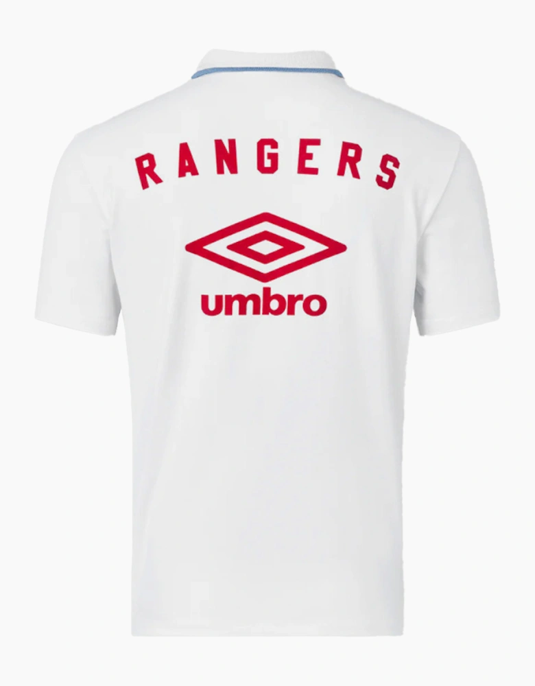 Mens Rangers FC Short-Sleeved Travel Polo Shirt