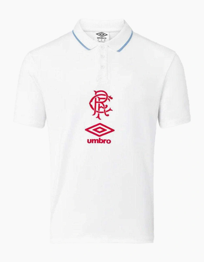 Mens Rangers FC Short-Sleeved Travel Polo Shirt