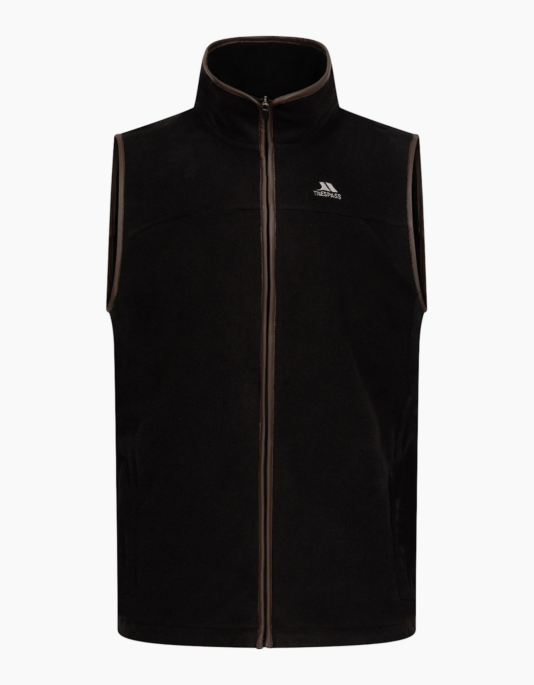 Trespass Men's Black Bernary Fleece Gilet - Size: 44/Regular