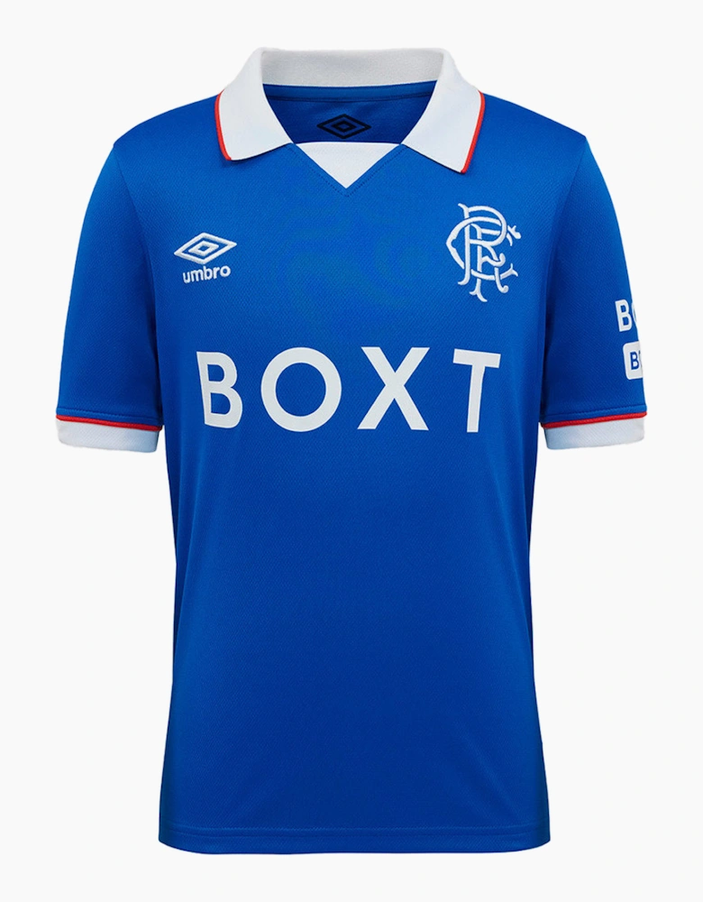 Childrens/Kids 25/26 Rangers FC Short-Sleeved Home Shirt