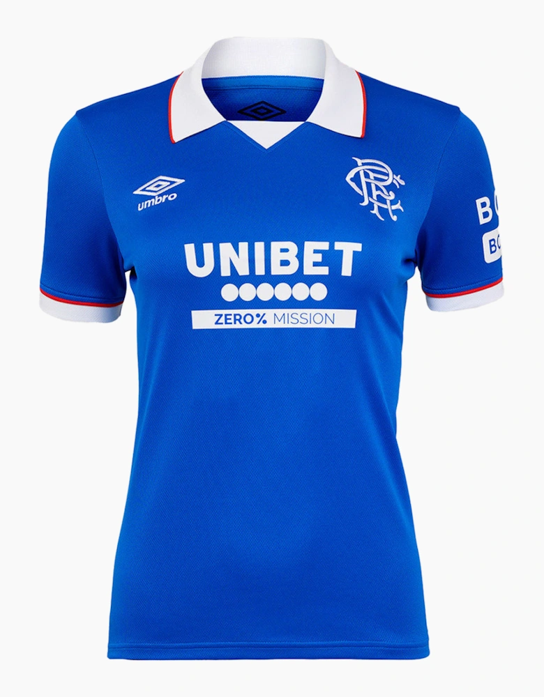 Womens/Ladies 25/26 Rangers FC Short-Sleeved Home Shirt