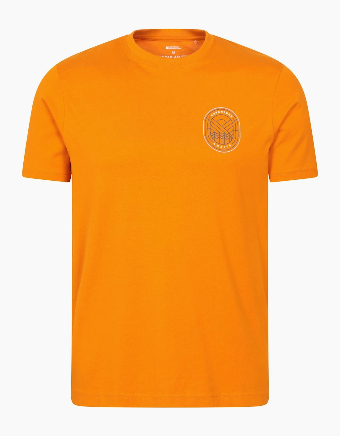 Mountain Warehouse Men's Orange Adventure Awaits T-Shirt  34 Xs