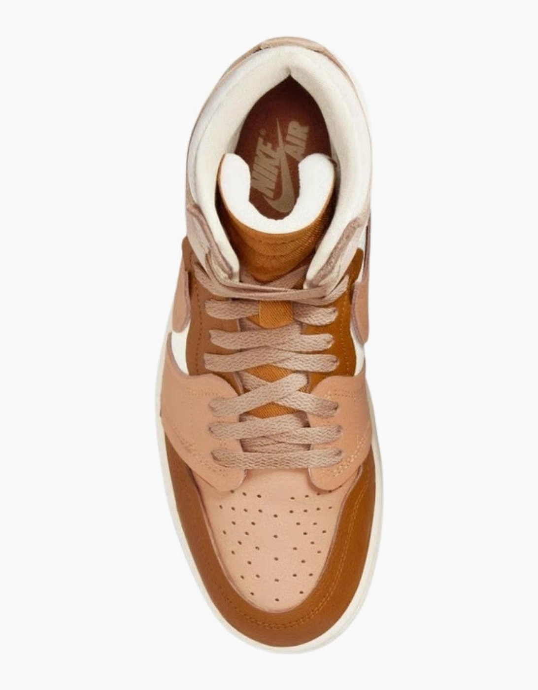 Womens/Ladies Air Jordan 1 Leather High-top Trainers