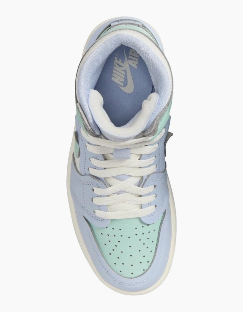 Womens/Ladies Air Jordan 1 Leather High-top Trainers