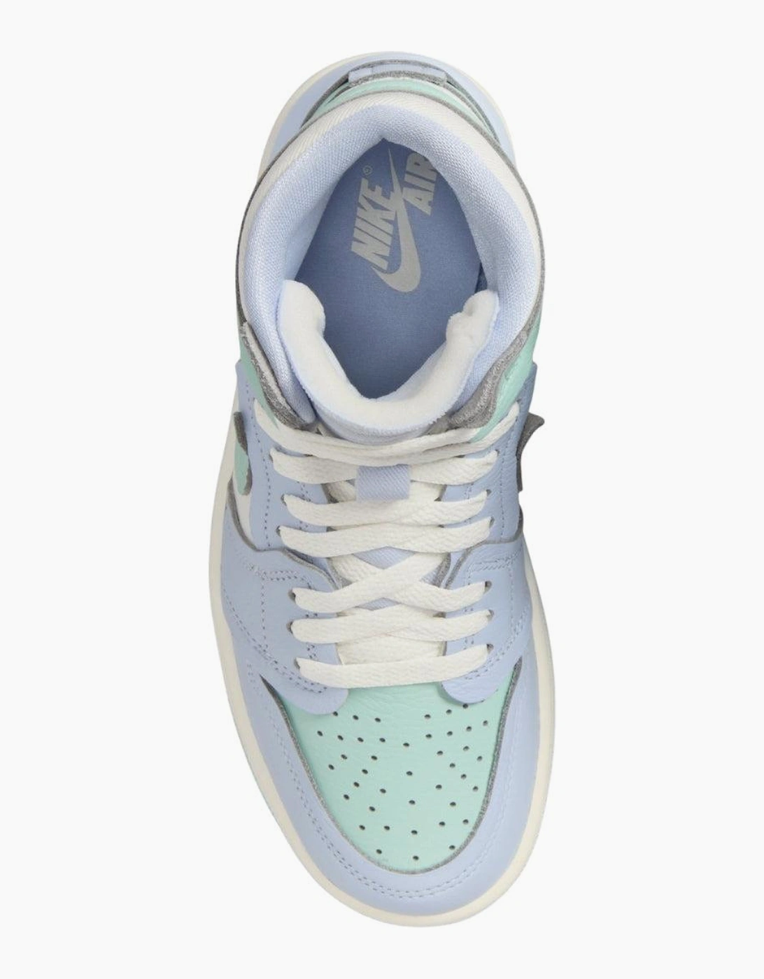 Womens/Ladies Air Jordan 1 Leather High-top Trainers